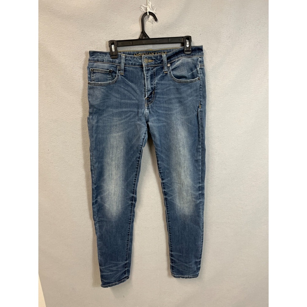 American Eagle Outfitters Jeans Men 32x32 Blue Denim Stretch Extreme Flex Skinny